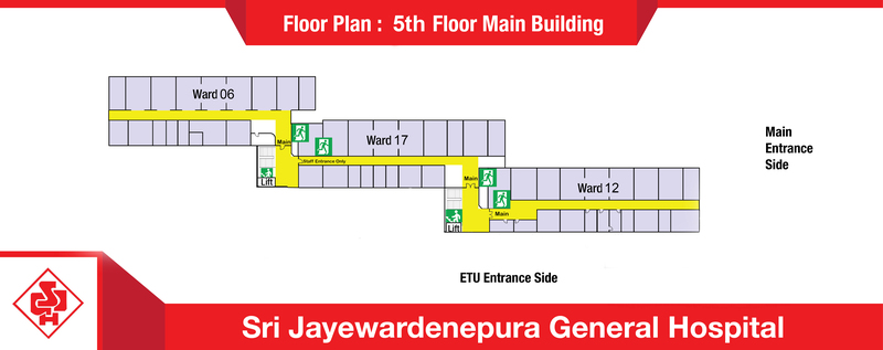 Sjgh Main Building 5th Floor Plan
