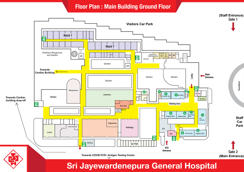 Sjgh Main Building Ground Floor Plan