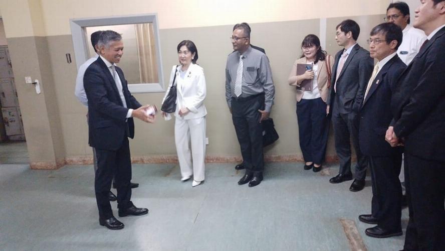 The visit of Hon. IKUINA Akiko-5